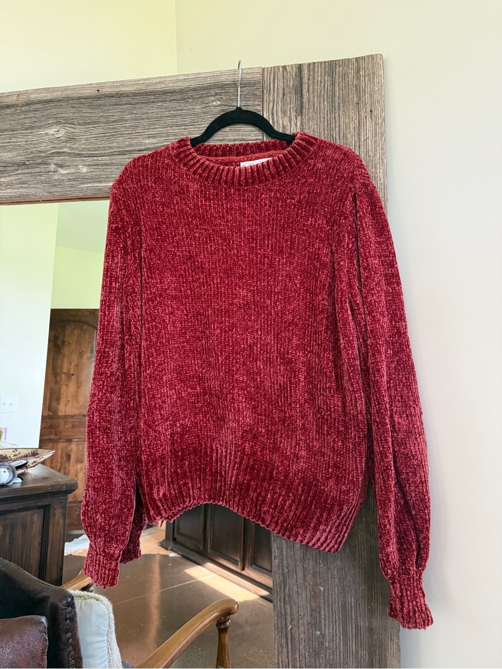 Panhandle Western Chenille Crewneck Sweater